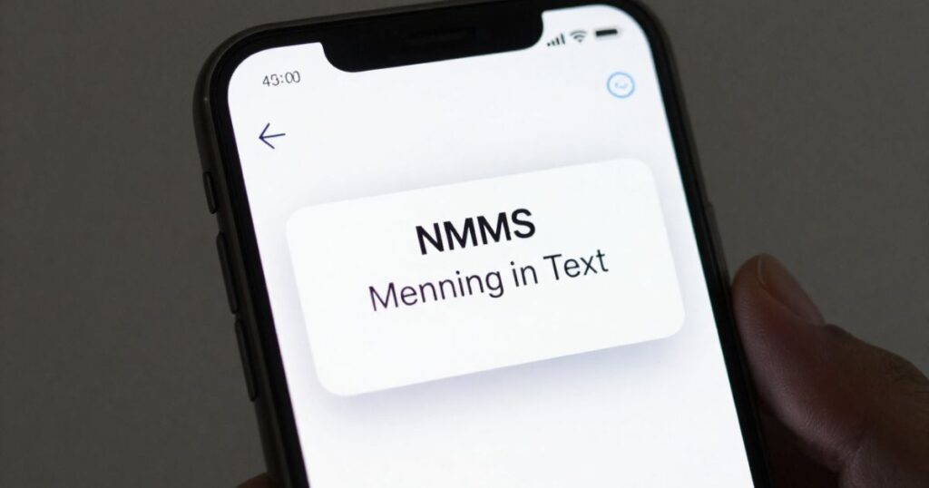 NMMS Meaning in Text & Slang (Full Guide)