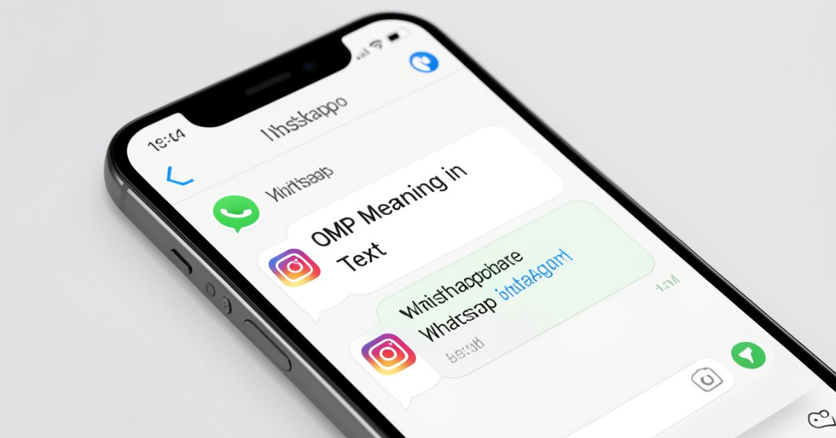 OMP Meaning in Text  What It Really Means & Usage