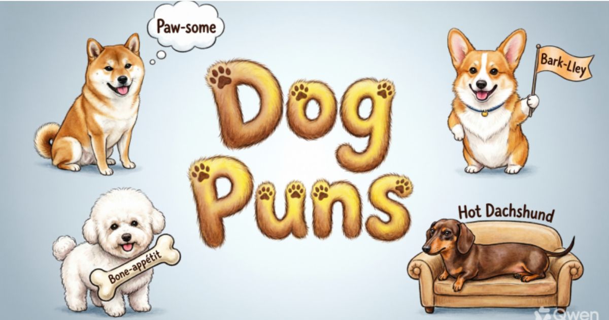 450 Dog Puns and Jokes for Captions, Cards & Every Occasion